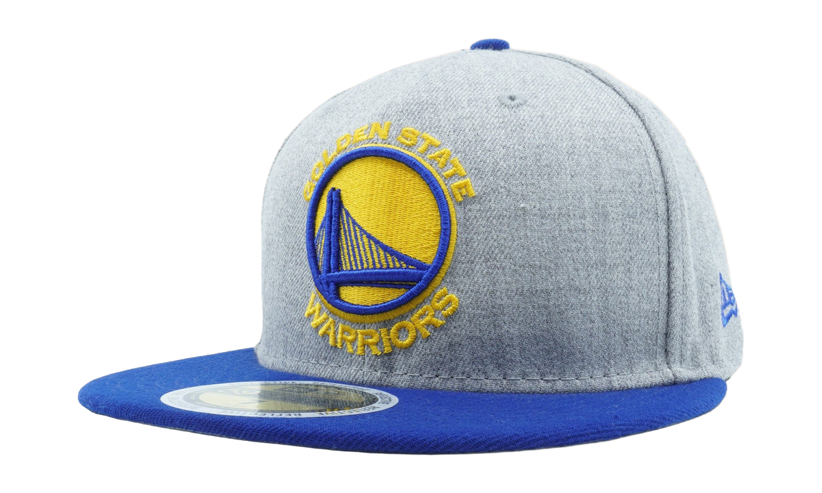 59FIFTY Golden State Warriors Western Conference Fitted Hat "Gray Denim / Blue - Brim" NE1125