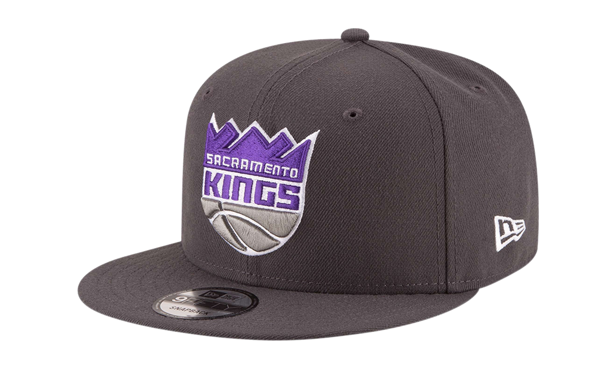 9FIFTY Sacramento Kings Snapback Hat "Dark Gray / White - Brim" NE1036