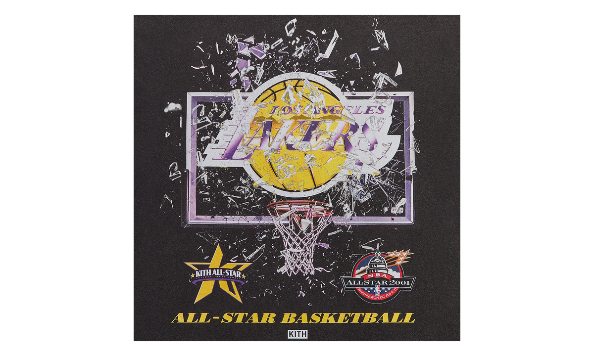 All-Star Los Angeles Lakers Shattered Backboard "Black" KHM034949 001