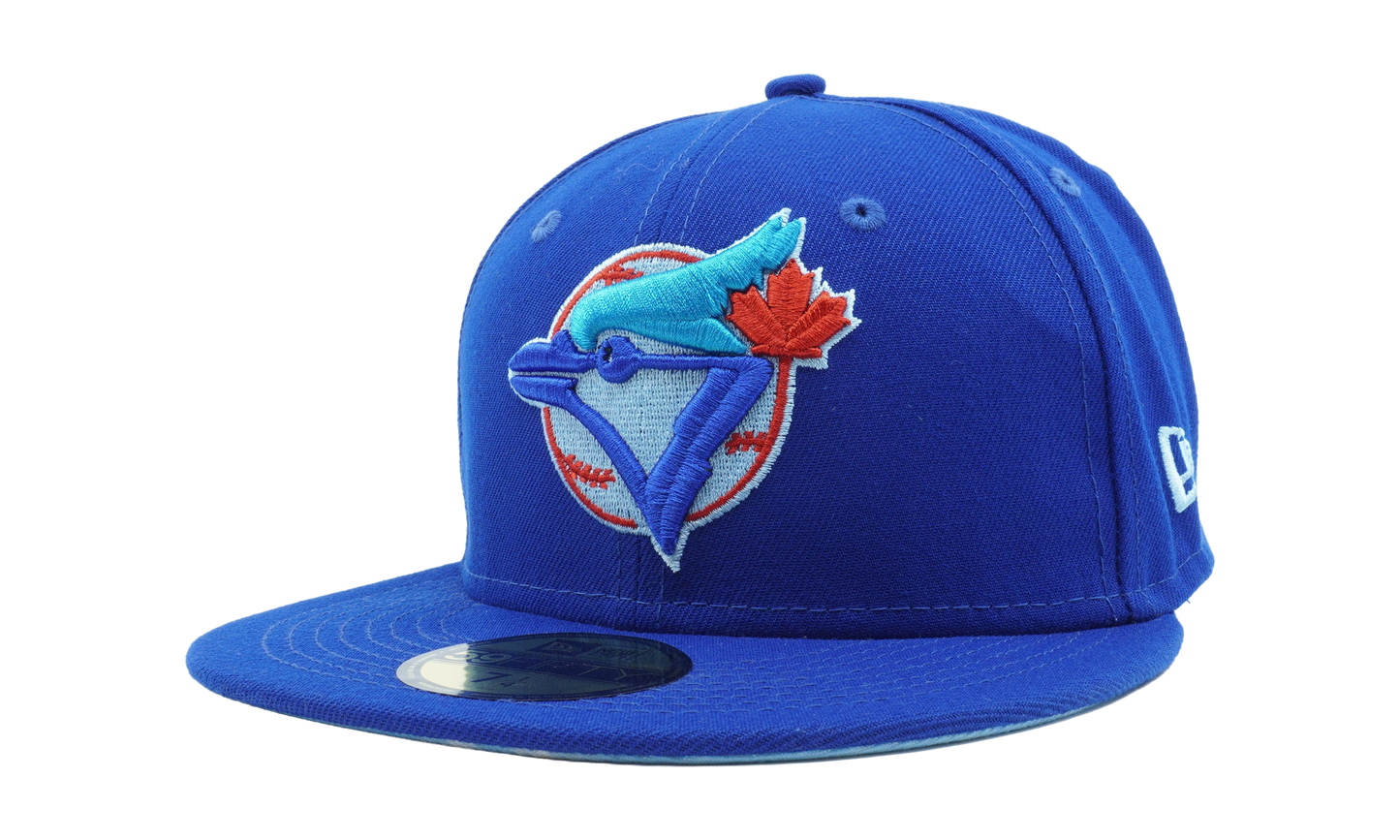 59FIFTY Toronto Blue Jays Cloud Under Fitted Hat "Blue / Sky Blue Cloud - Under Brim" NE815