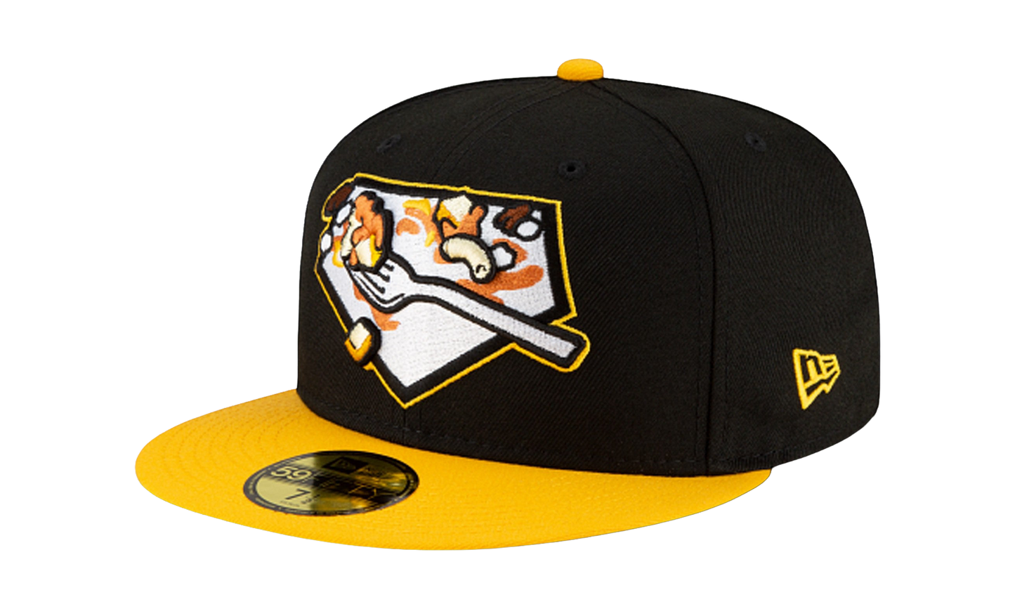 59FIFTY Rochester Red Wings 'Theme Night' Fitted Hat "Black / Gold - Brim" NE767