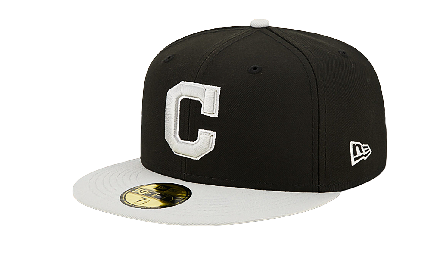 59FIFTY Cleveland Guardians Authentic Fitted Hat "Black / Grey - Visor" NE794