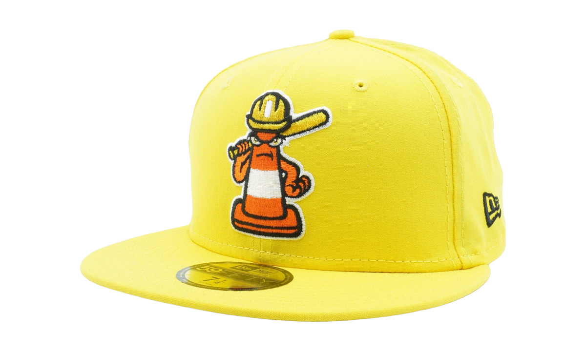 59FIFTY Charlotte Knights Theme Night 'Traffic Cones' Fitted Hat "Yellow" NE766