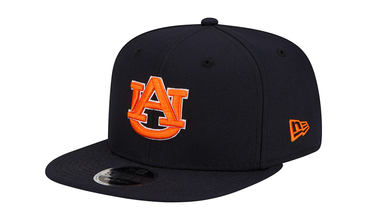 9FIFTY Auburn Tigers Snapback Hat "Navy / Orange - Logo" NE1009