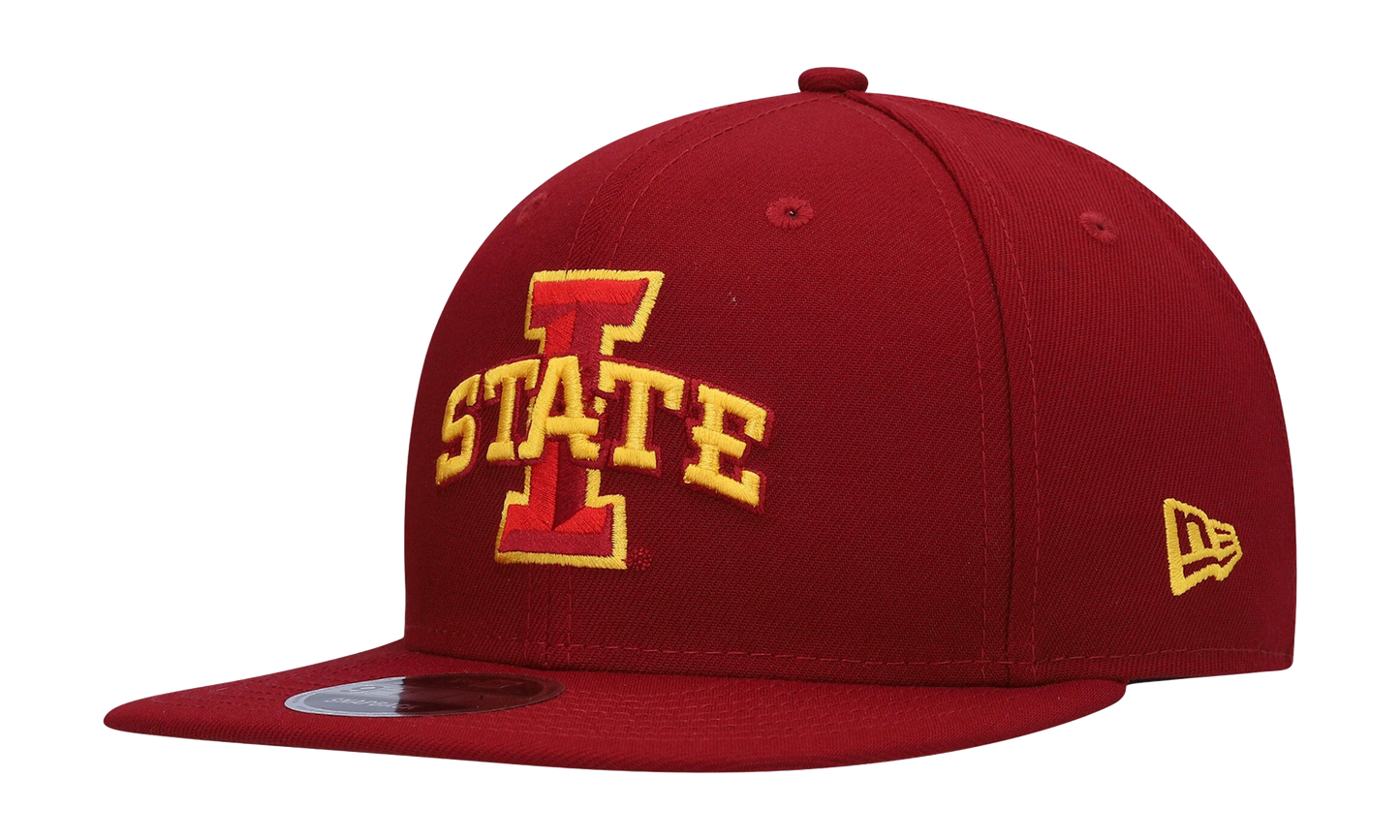 9FIFTY Iowa State Cyclones Cardinal Snapback Hat "Scarlet" NE1023