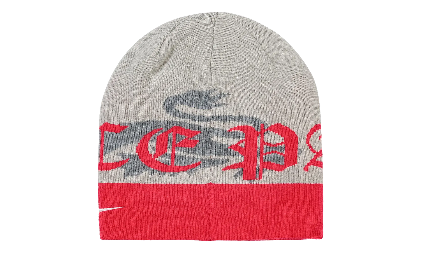 England Uncuffed Beanie "Palace - Pewter Grey/Cool Grey/Bright Crimson" IO9485 052
