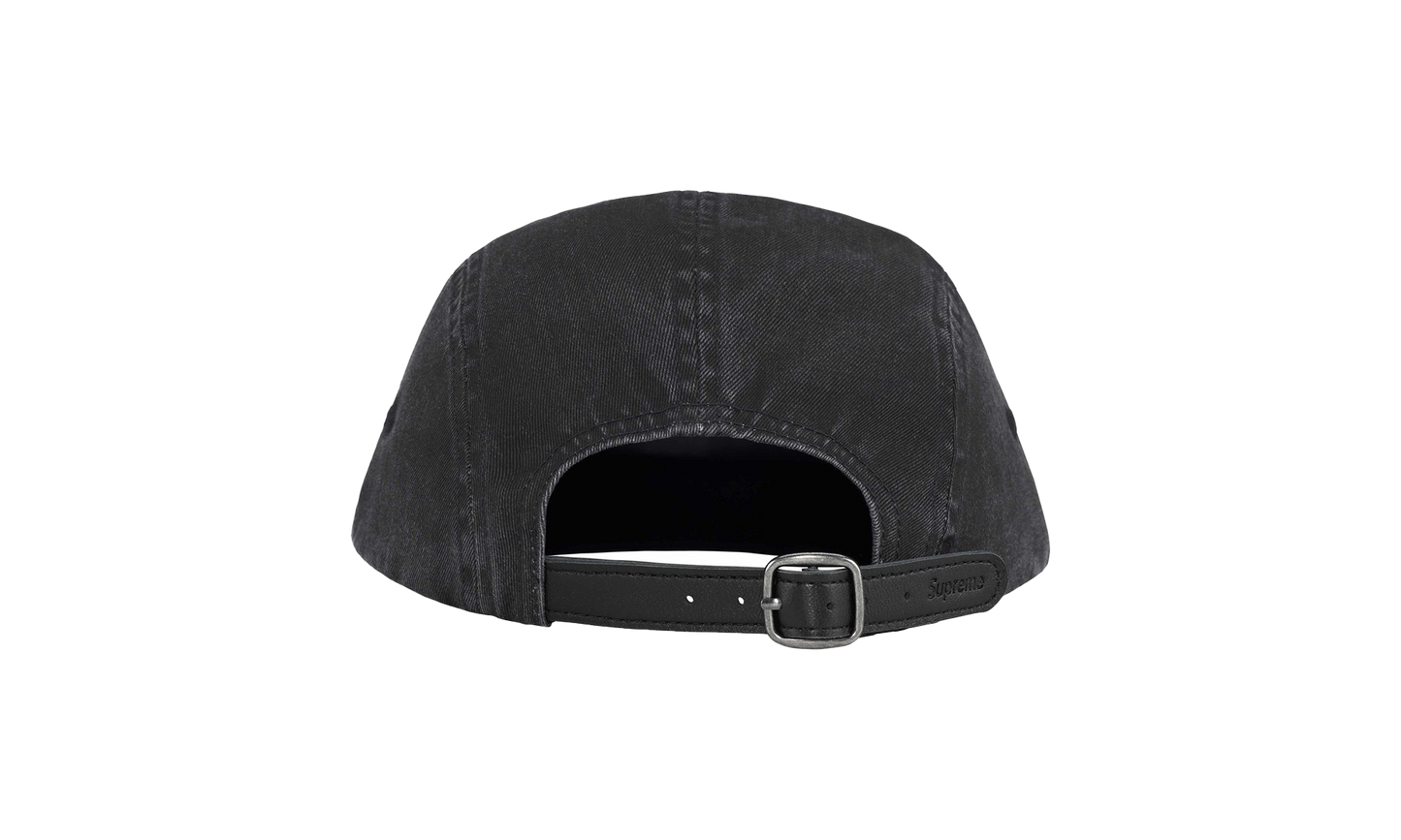 Washed Chino Twill Camp Cap "Black" SU25844