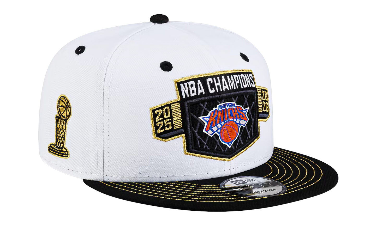 New York Knicks 2026 NBA Finals Champions Hat "Locker Room 9FIFTY Snapback Hat - White" NE1230