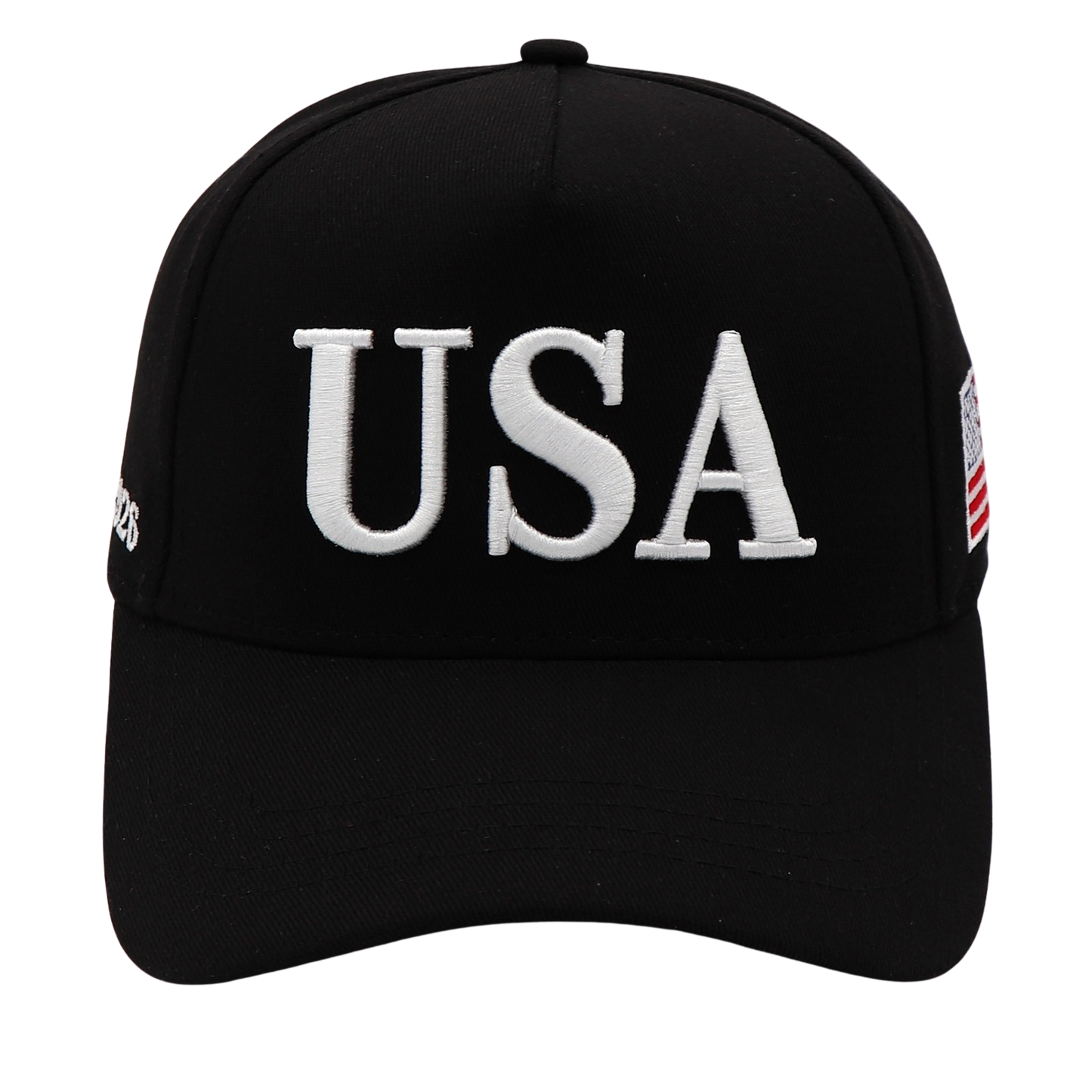 BLACK USA 250th Anniversary Hat (1776–2026) — Black Embroidered Cap