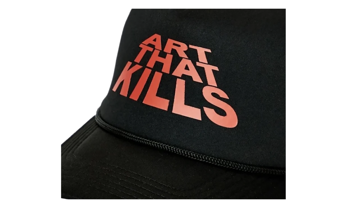 ATK Stack Logo Trucker Hat "Black / Red" GD182