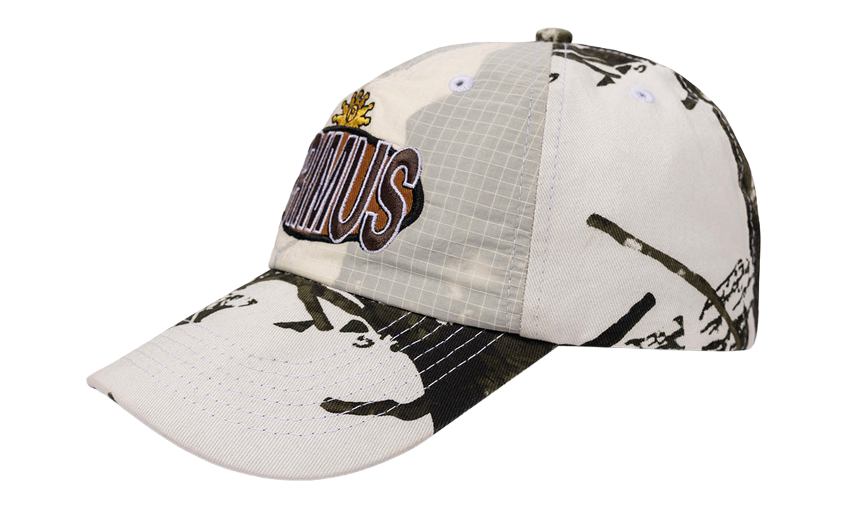 Brown Album layered 6 Panel Strapback Hat "Snow" P26SU052
