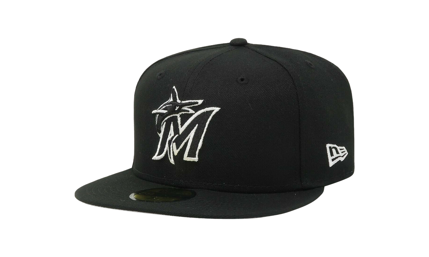 59FIFTY Miami Marlins Authentic Fitted Hat "Black" NE702