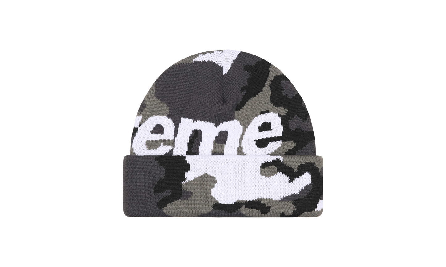 Camo Big Logo Beanie "FW25 - Snow Camo" SU26859