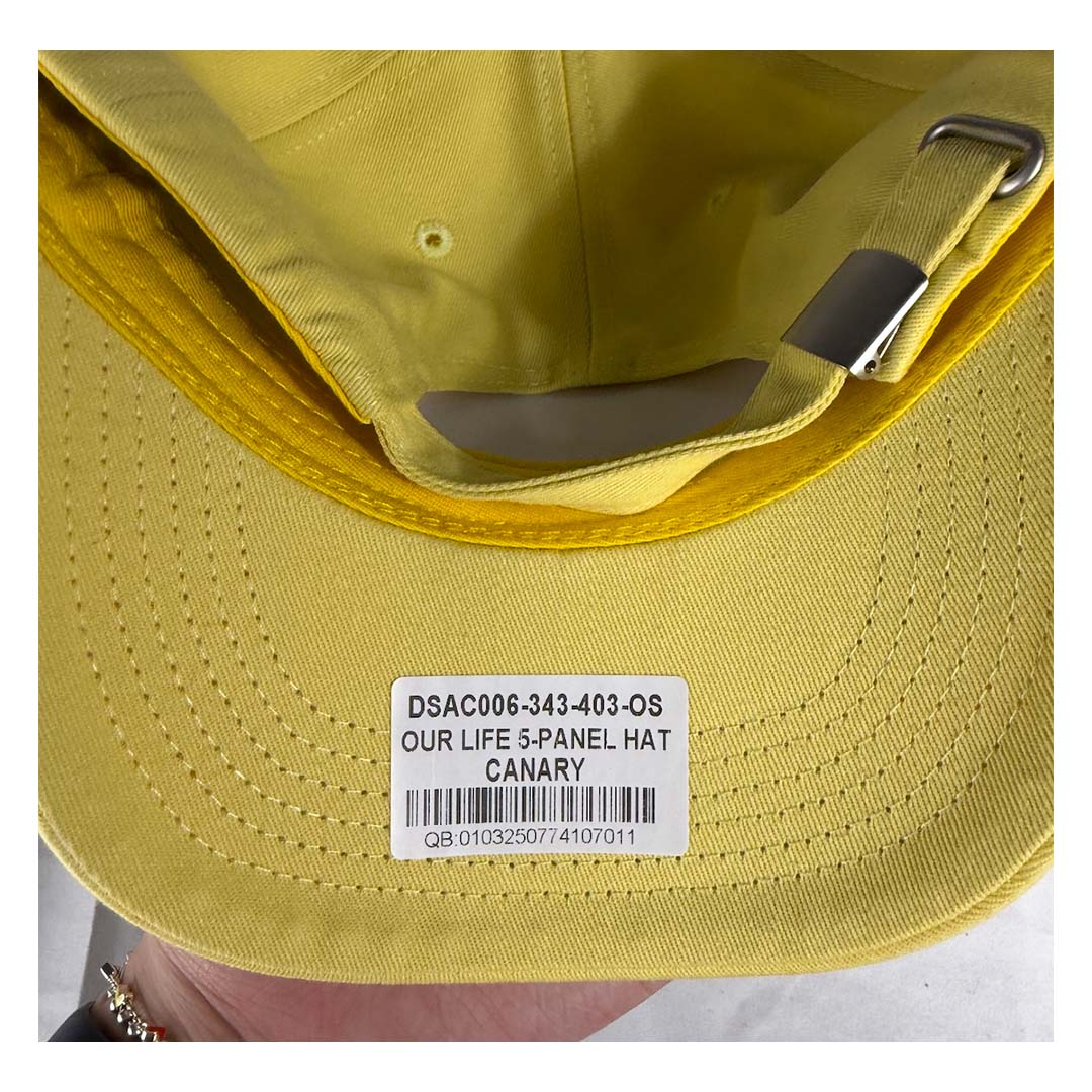 Darcsport Our Life 5 Panel Hat Canary