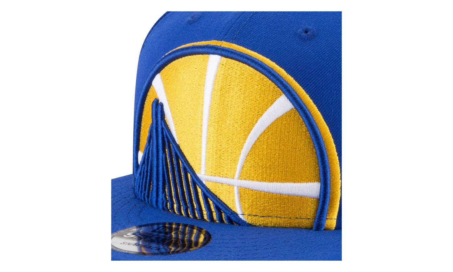 9FIFTY Golden State Warriors Y2K Big Under Snapback Hat "Blue" NE646