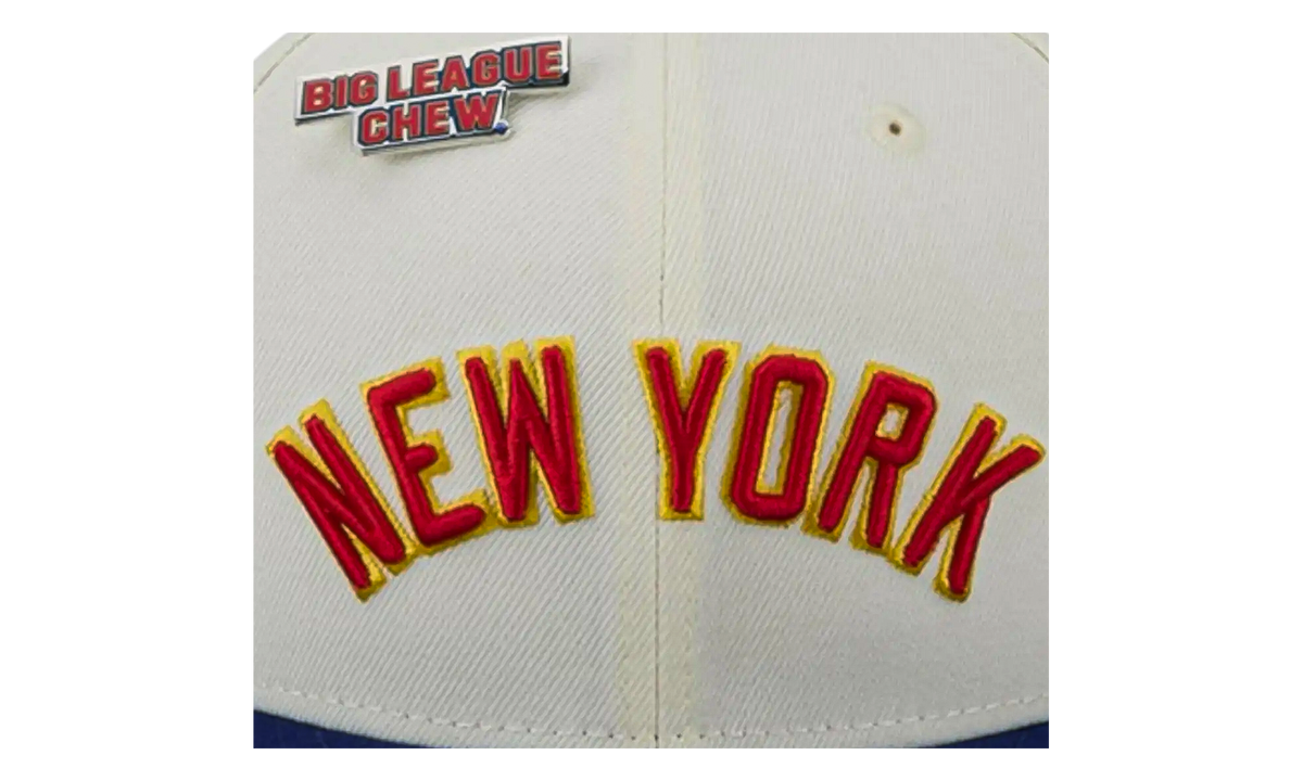 59FIFTY Big League Chew New York Yankees Fitted Hat "Chalk White/Navy - Visor (Wool)" NE1260
