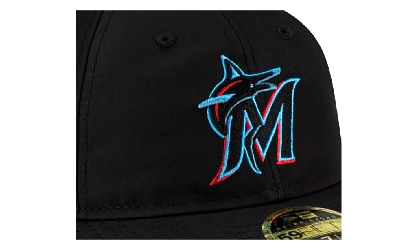 59FIFTY MLB NY19 MIA MARLINS FITTED HAT "ERIC EMANUEL - Black" EE415