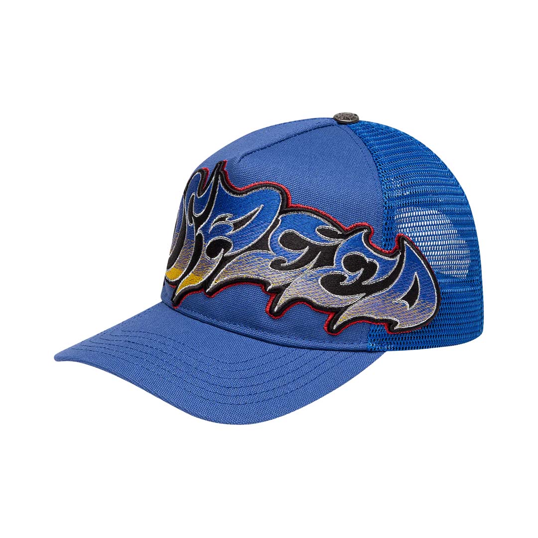 Godspeed Neo Trucker Hat Blue Yellow Red