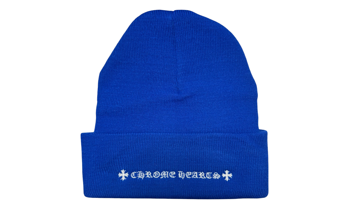 Embroidered CH Logo Beanie "Blue White" CHRM1391