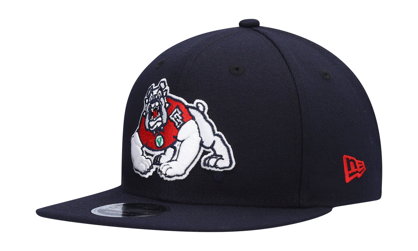 9FIFTY Fresno State Bulldogs Snapback Hat "Navy" NE1015