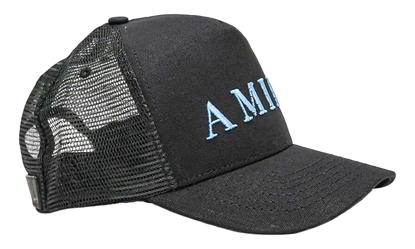Logo Trucker Hat "Black / Carolina Blue" PS23MAH049 864 BLAC
