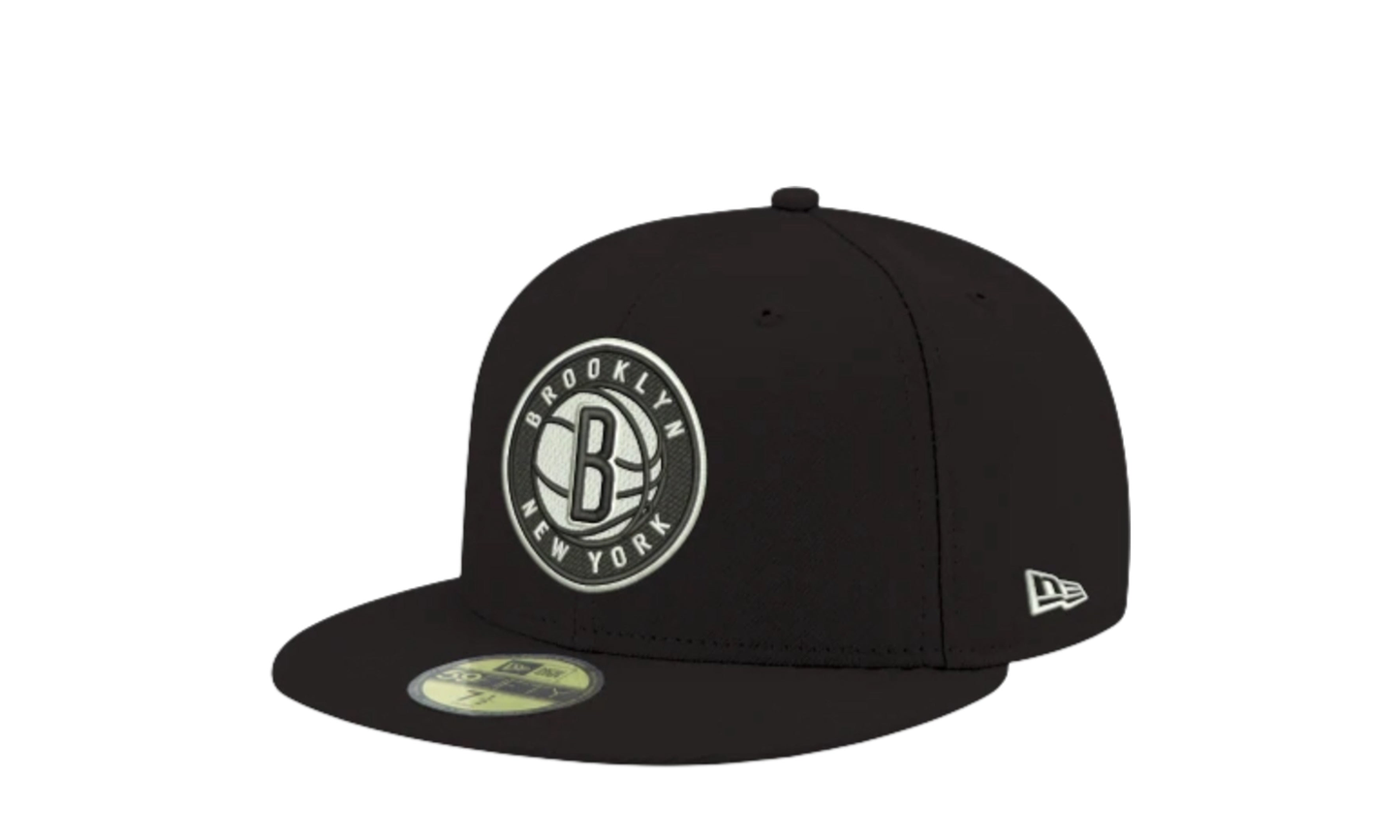 59Fifty NBA Brooklyn Nets Fitted Hat "Black" 70343946
