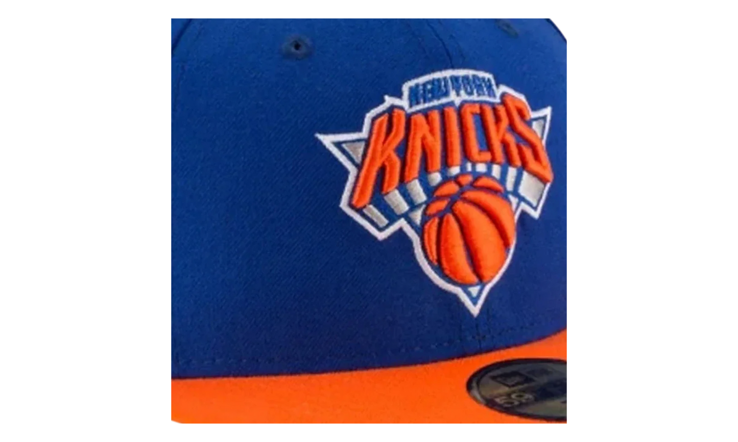 59FIFTY New York Knicks 2-Tone Fitted Hat "Royal / Orange - Visor" NE1253