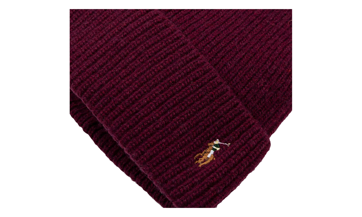 Signature Cuff Heather Knit Beanie Hat "Aged Wine" PC0483 600