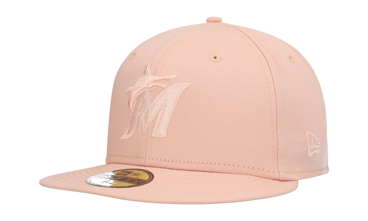 59FIFTY Miami Marlins Fitted Hat "Pink Blush Sky Tonal" NE1043