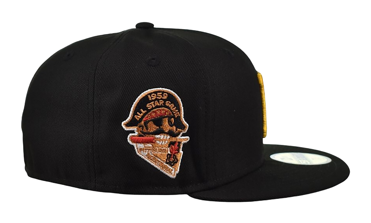 59Fifty Pittsburgh Pirates 1959 All Star Game Fitted Cap "Black / Yellow" 60399404