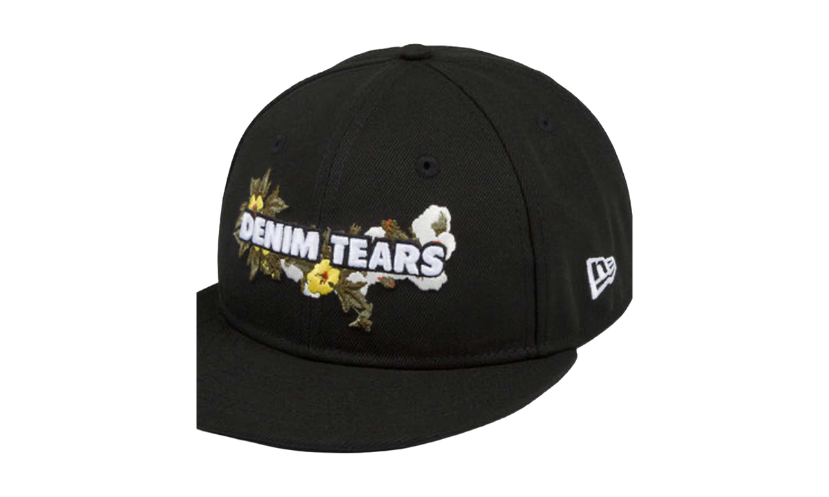 Floral Logo Adjustable Hat "New Era - Black" DT568