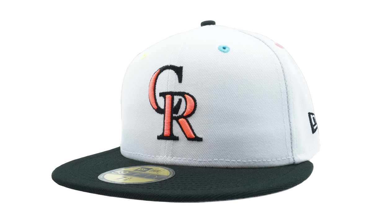 59FIFTY Colorado Rockies 25th Anniversary Fitted Hat "Light Grey / Dark Green/ Grey - Under Brim" NE830