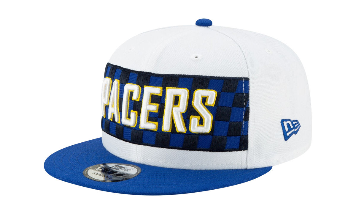 9FIFTY Indiana Pacers City Series Snapback Hat "White / Blue - Brim" NE565