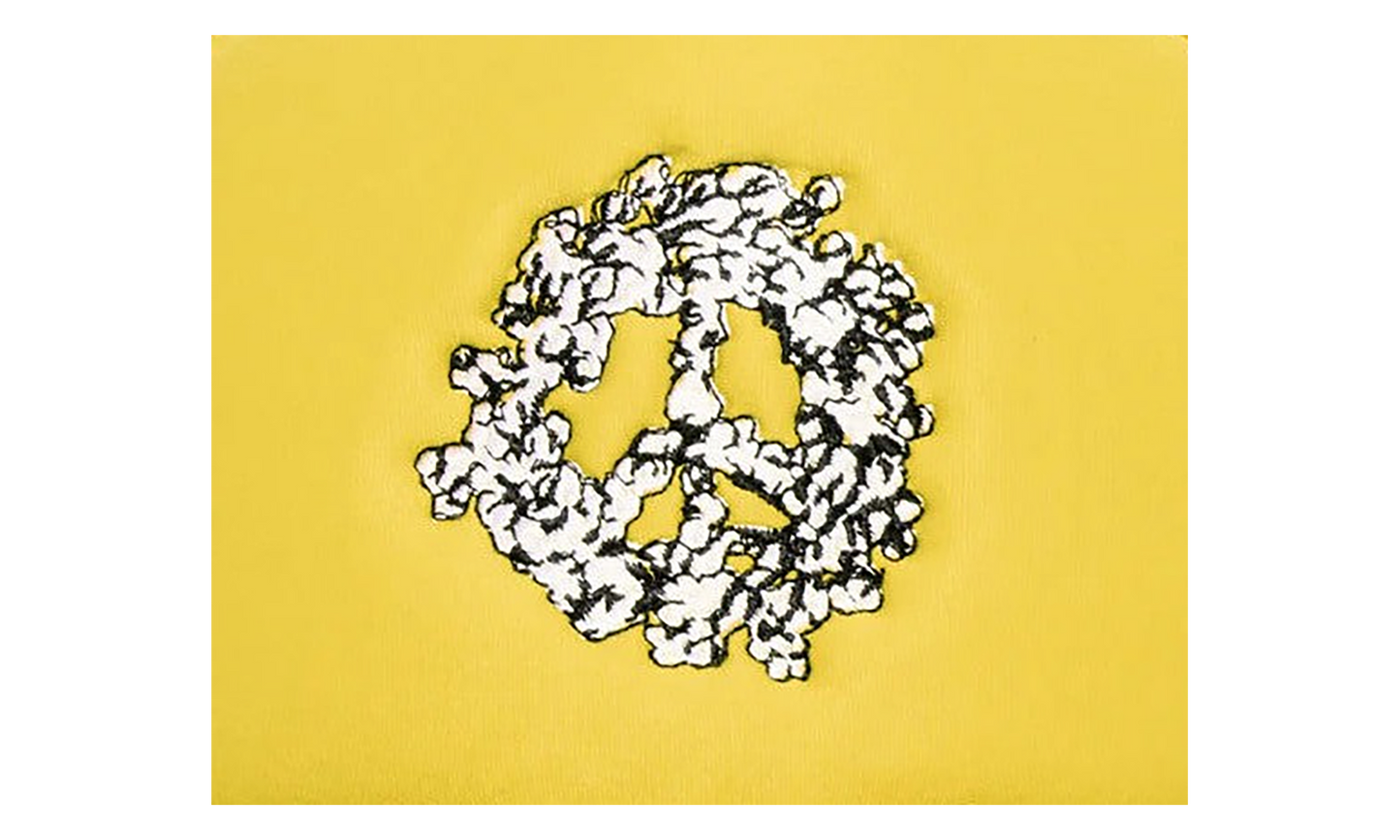 Cotton Peace Wreath Trucker Hat "Yellow" DT548