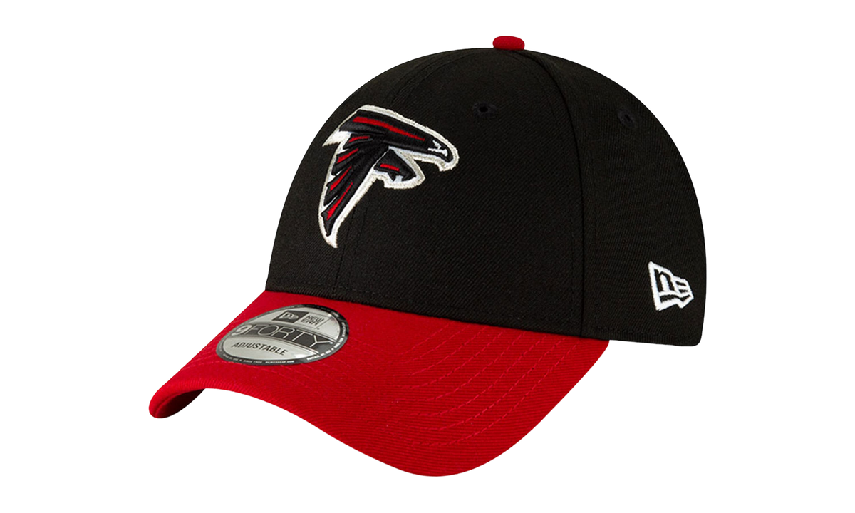 9FORTY Atlanta Falcons Strapback Hat "Black / Red - Brim" NE697