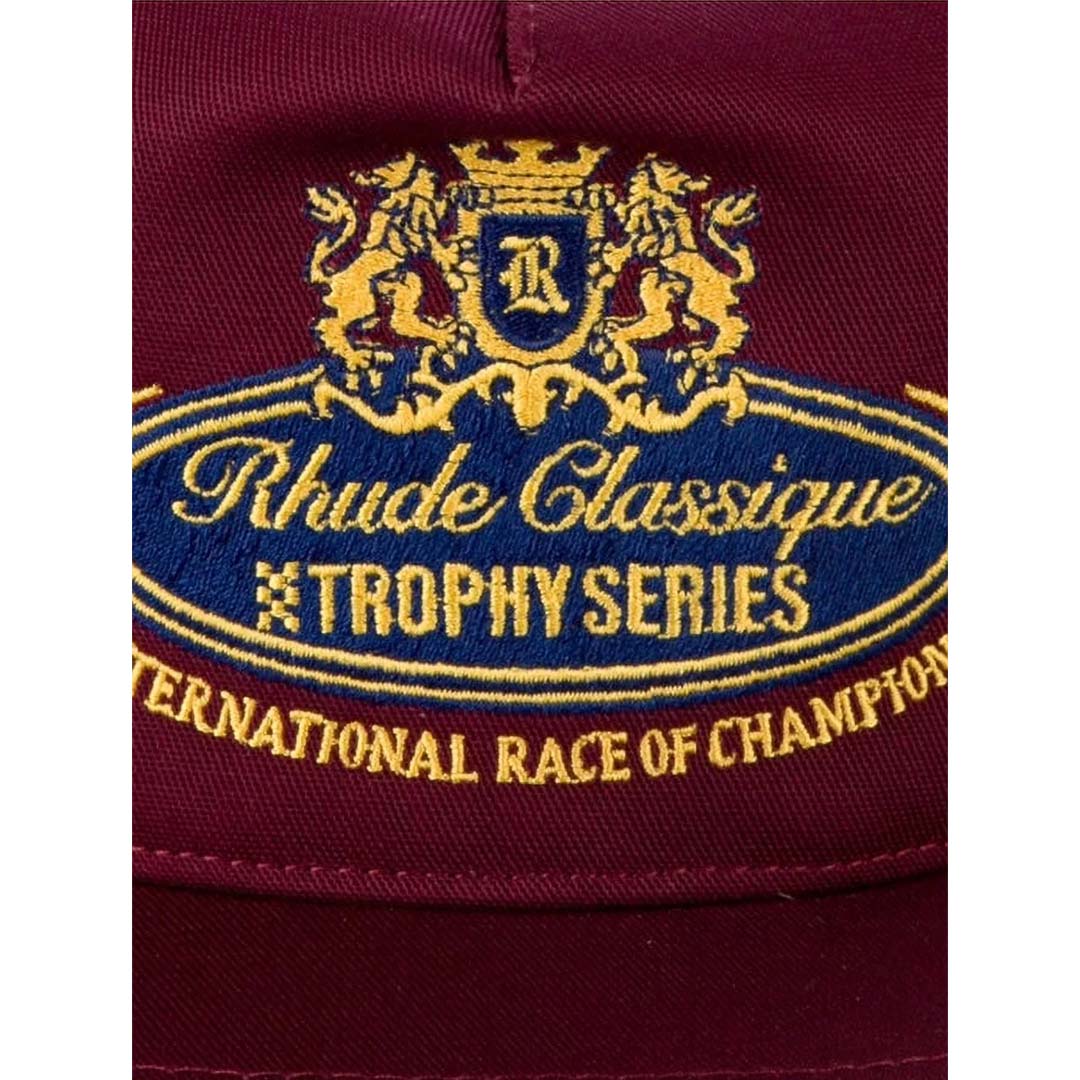Rhude Trophy Series Hat Maroon