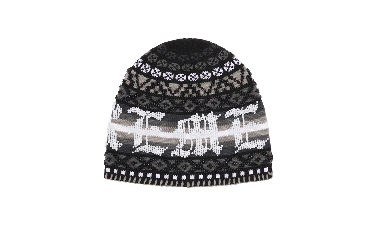 Beaded Beanie "Black" SU26840