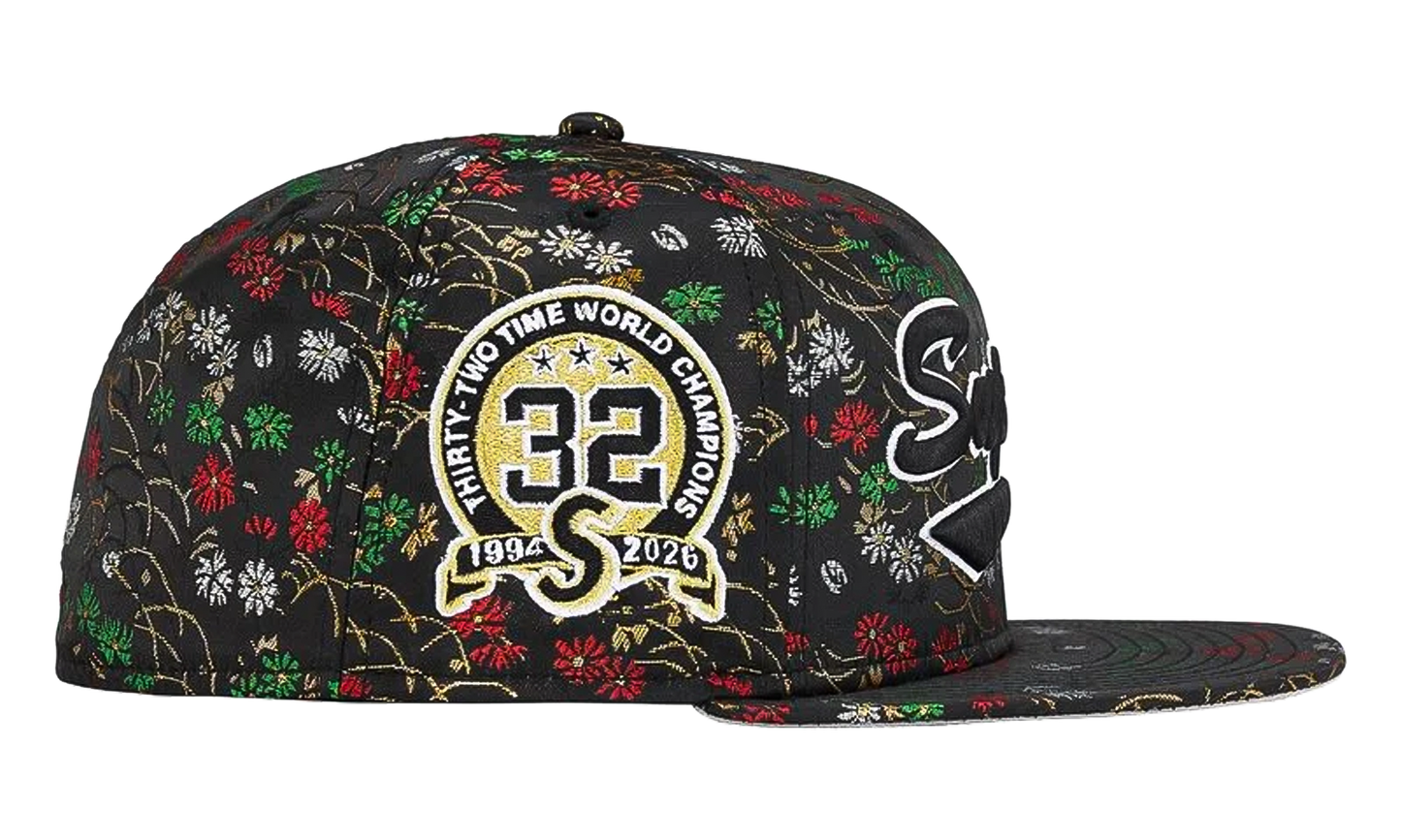 Floral Jacquard New Era 59Fifty Fitted Hat "SS26 - Black" SU27913
