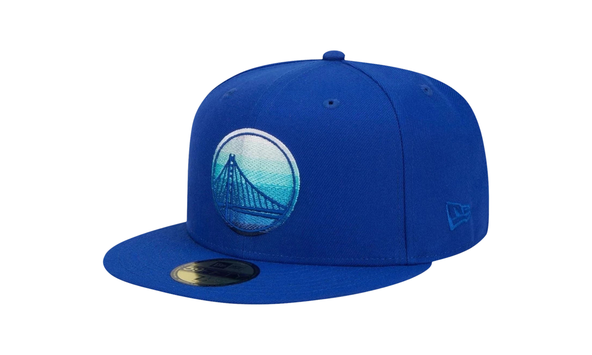 59FIFTY Golden State Warriors Gradient Fitted Hat "Royal Blue / Beige - Under Brim" NE926