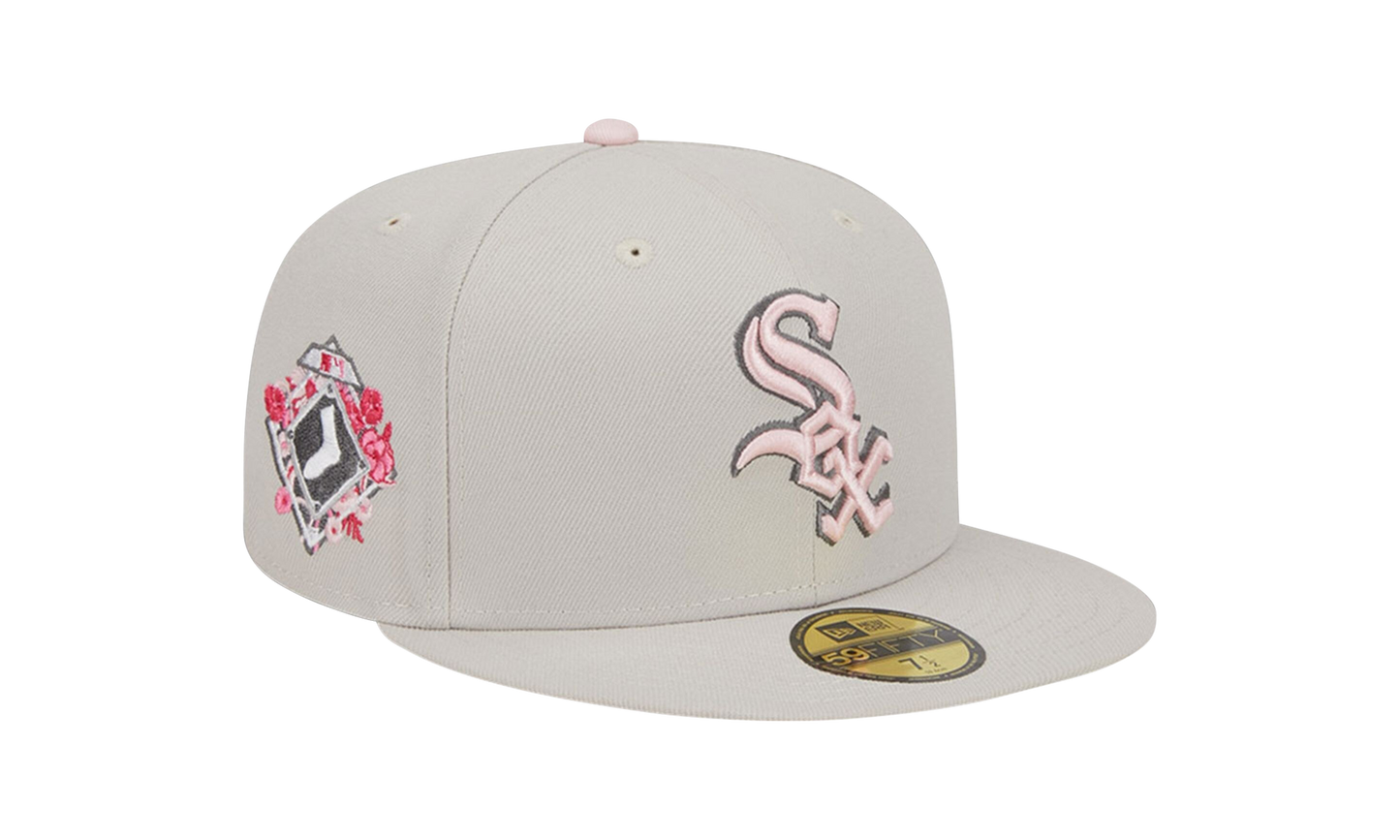 59FIFTY Chicago White Sox Mother’s Day On-Field Fitted Hat "Khaki / Pink - Under Brim" NE903