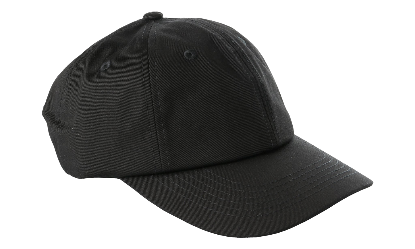 Evergreen Washed Cotton Twill Dad Hat "Black" ME0022 BLK