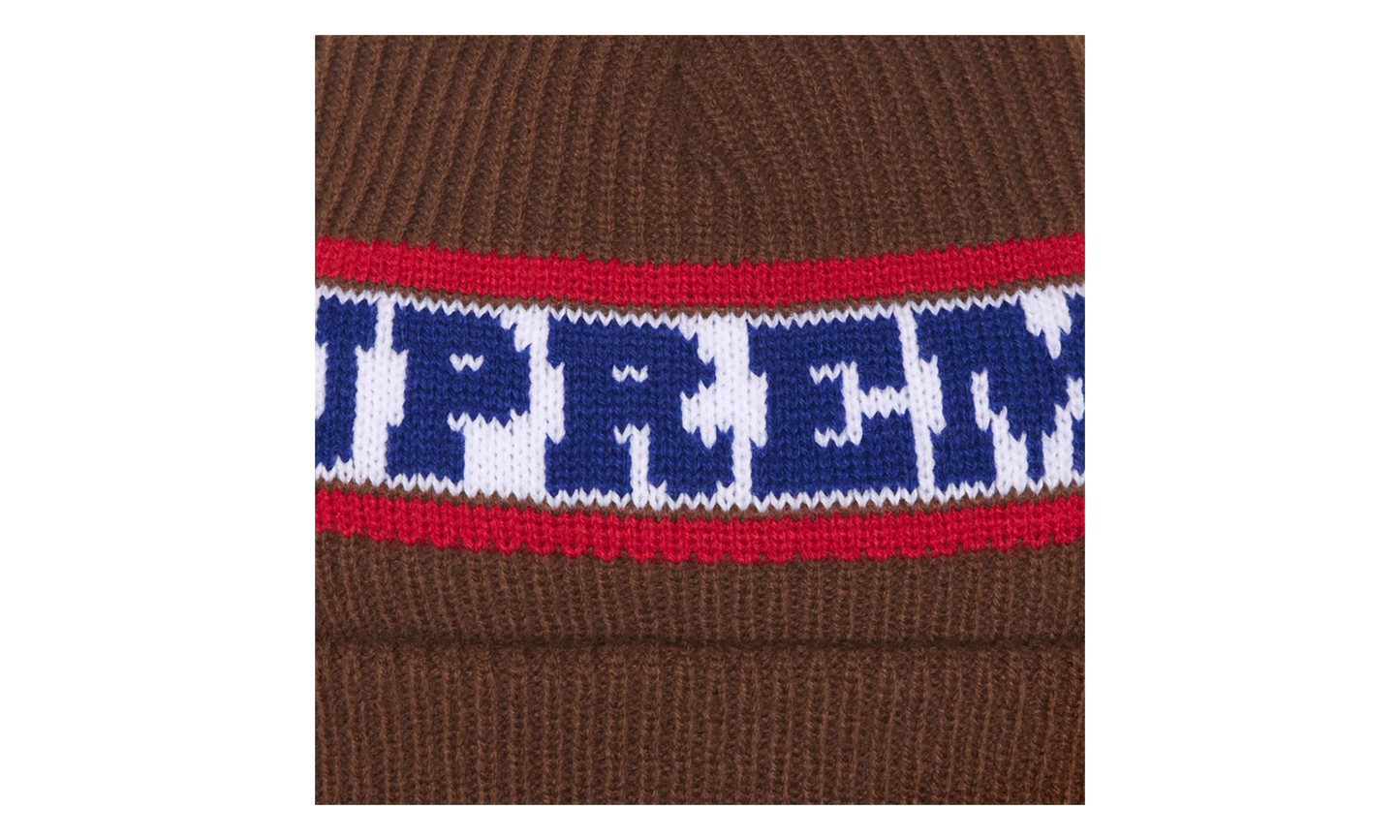 Big Stripe Beanie "FW24 - Brown" SU27991