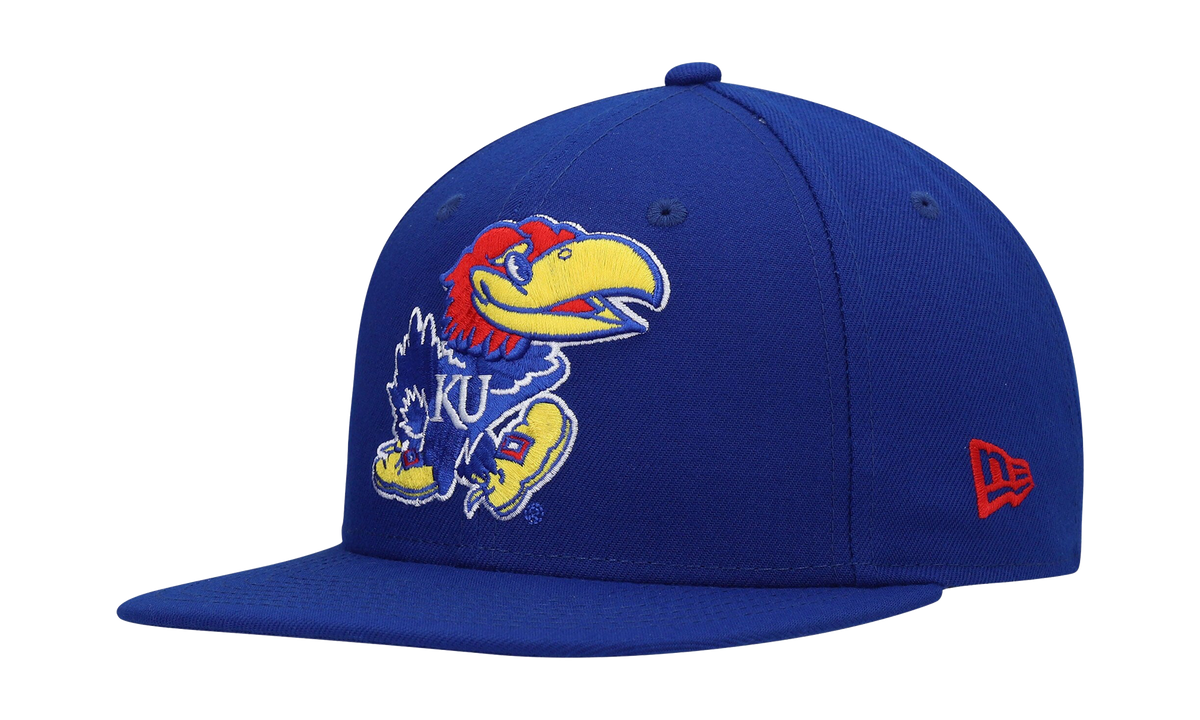 9FIFTY Kansas Jayhawks Snapback Hat "Royal Blue" NE1025