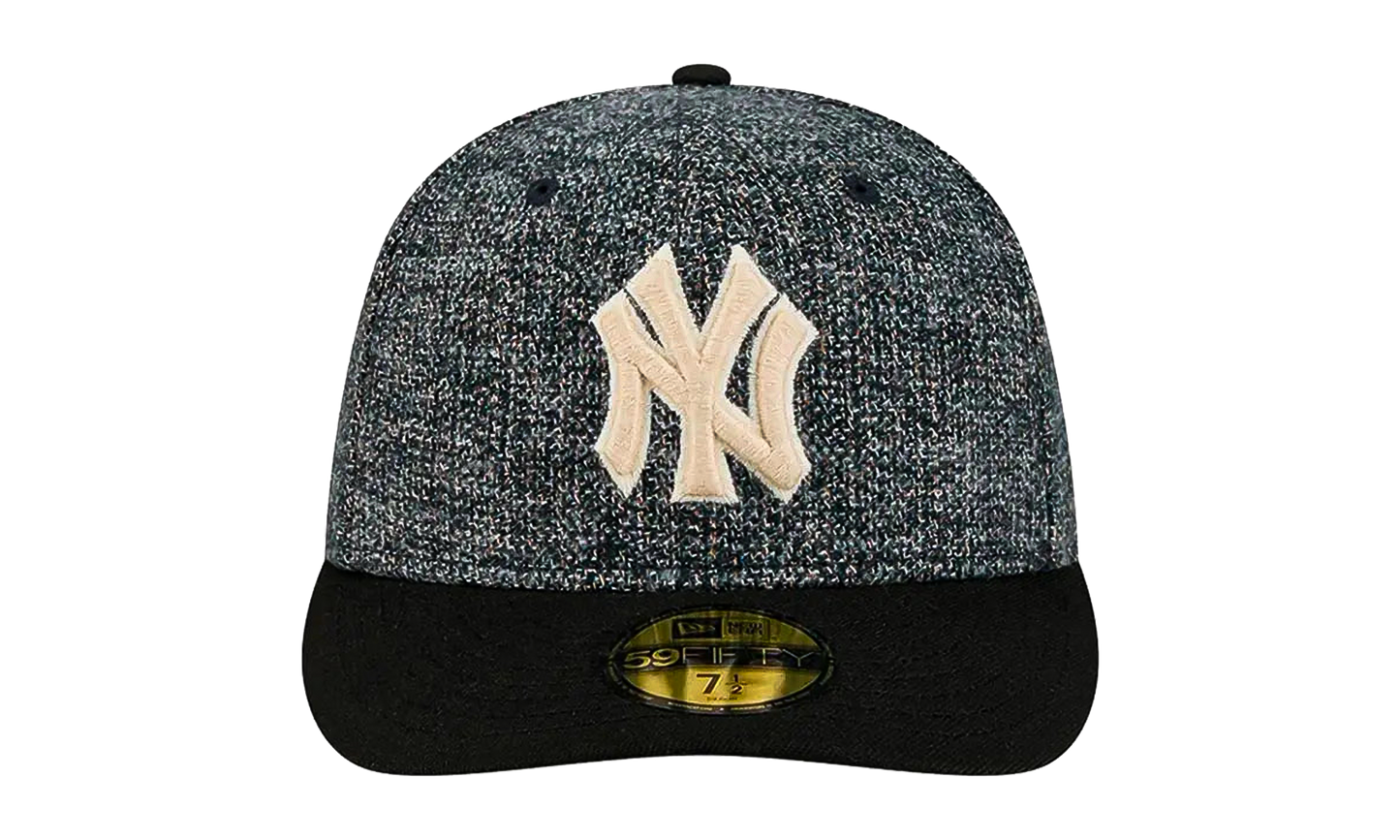 59FIFTY New York Yankees MLB Fitted Hat "Tweedy Cotton Black" NE463