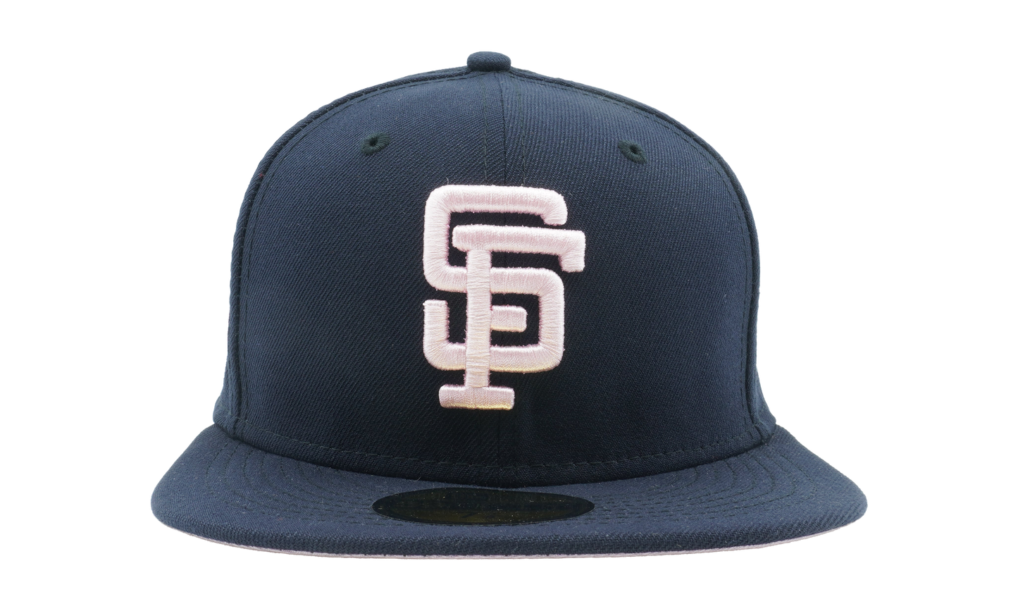 59FIFTY San Francisco Giants 1984 All Star Game Fitted Hat "Navy / Pink - Under Brim" NE1042