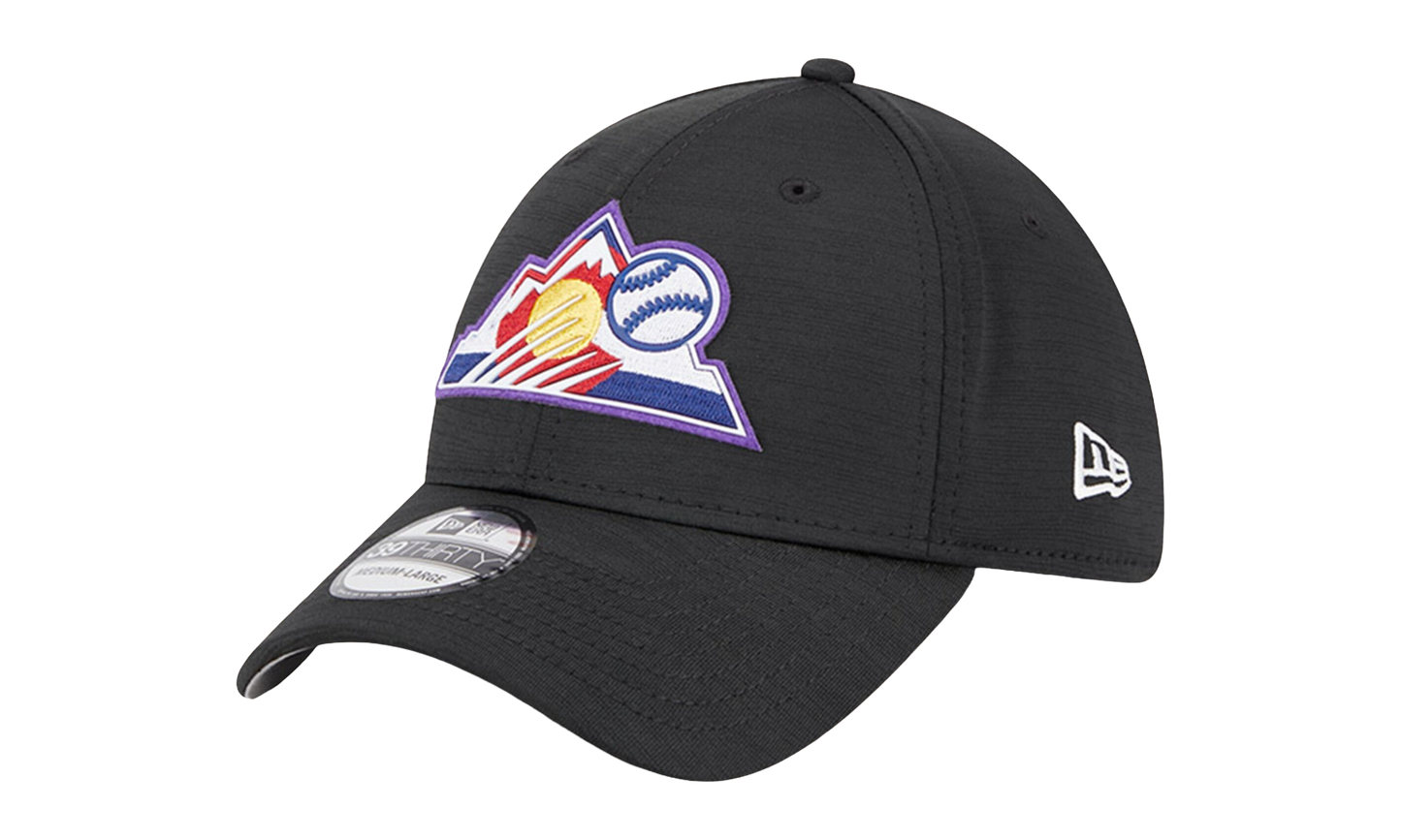 39THIRTY Colorado Rockies 2023 Clubhouse Flex Fit Hat "Black / Grey - Under Brim" NE854