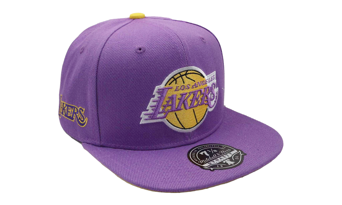 NBA Hardwood Classics Hyperteam Fitted Cap "Los Angeles Lakers - Purple" 6HSFSH21336 LALPURP