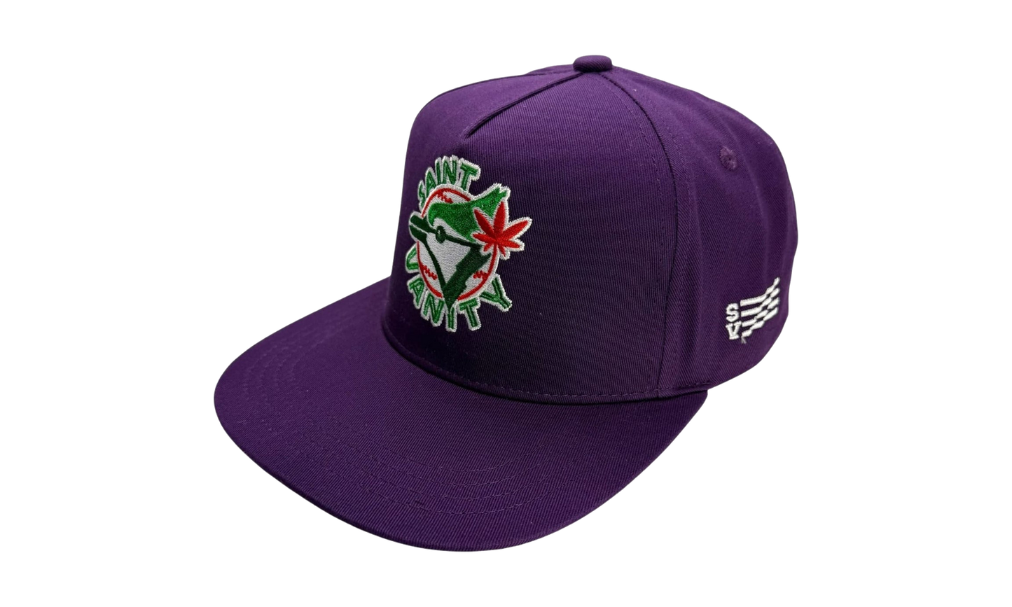 Saint Vanity Snapback Hat "Purple" SV029