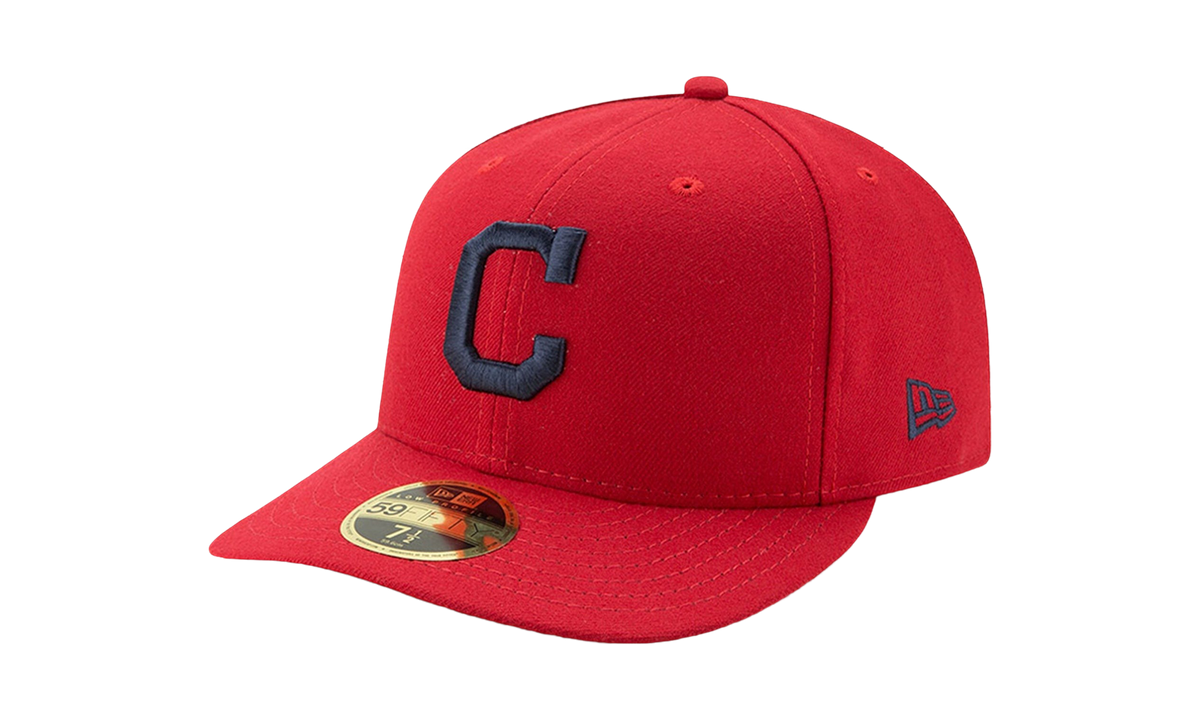 59FIFTY Cleveland Indians Low Profile Authentic Fitted Hat "Red" NE982