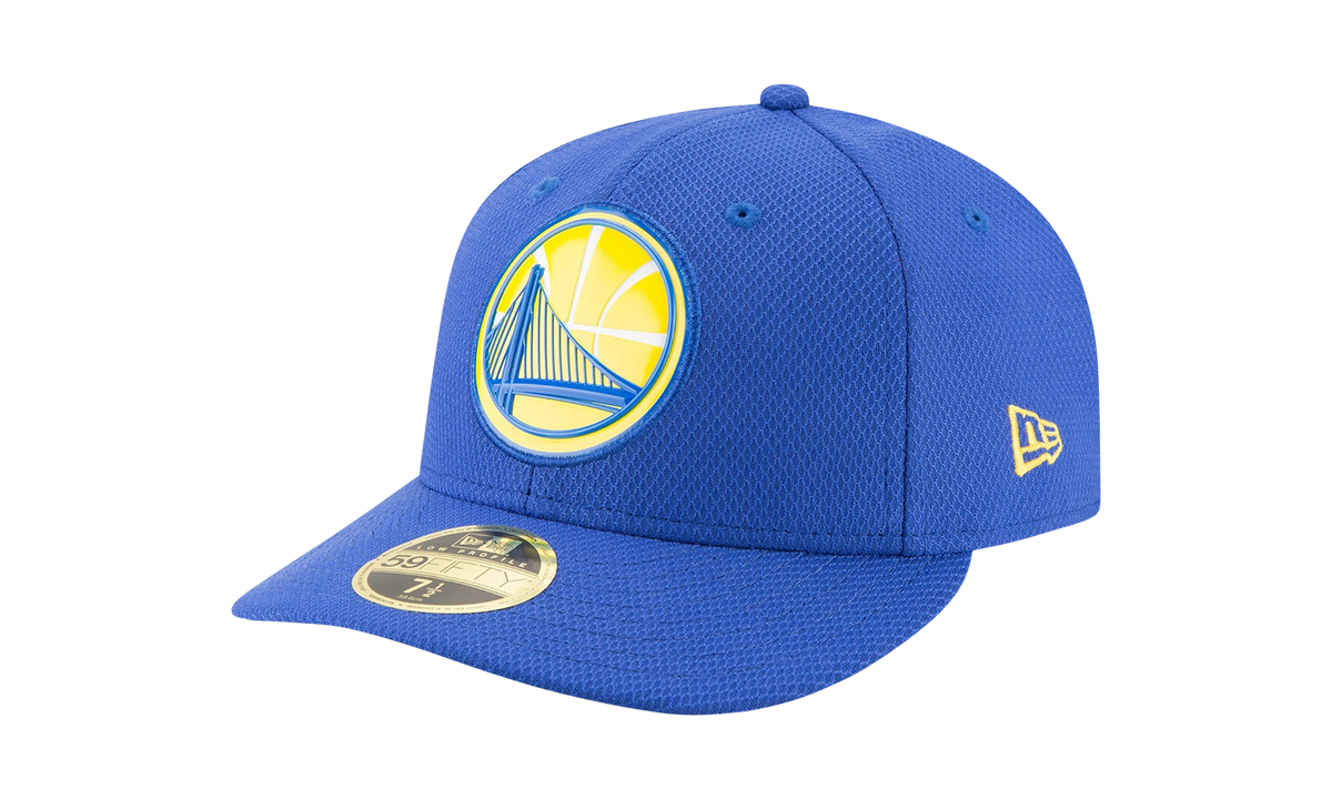 59FIFTY Golden State Warriors Beveled Team Fitted Hat "Blue" NE1123